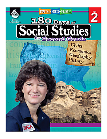 Shell Education 180 Days Of Social Studies, Grade 2