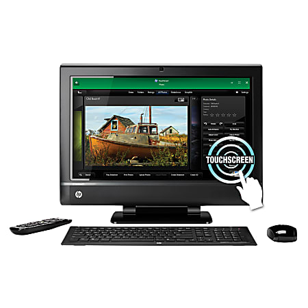 HP TouchSmart 610-1050f All-In-One Desktop Computer With Intel® Core™ i5-650 Processor & 23" Touch-Screen LED-Backlit Monitor