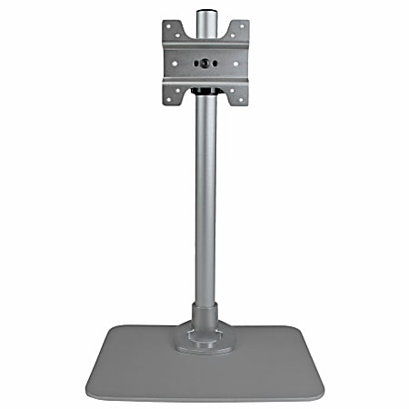 StarTech.com Single Monitor Stand - Silver - VESA Mount - Monitor Arm Desk Stand - Computer Monitor Stand - ARMPIVSTND