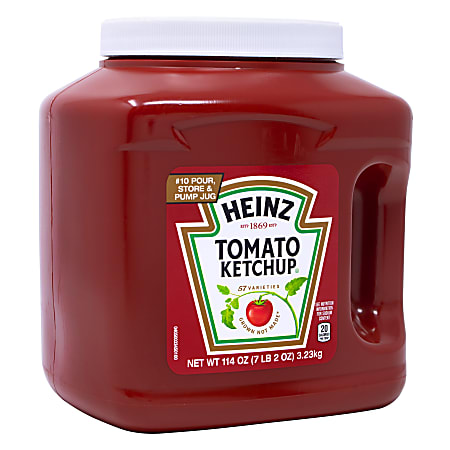 Heinz Big Red Tomato Ketchup Jug, 2.84L/96 fl.oz., Imported from Canada)
