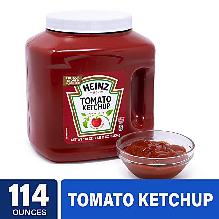 Heinz Ketchup, 114 oz. Jug, 6 per Case – Feeser's Direct
