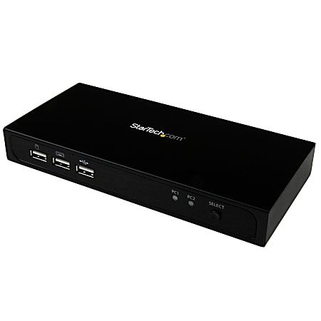 StarTech.com 2-port DisplayPort KVM Switch - USB 2.0 - 4K 30Hz