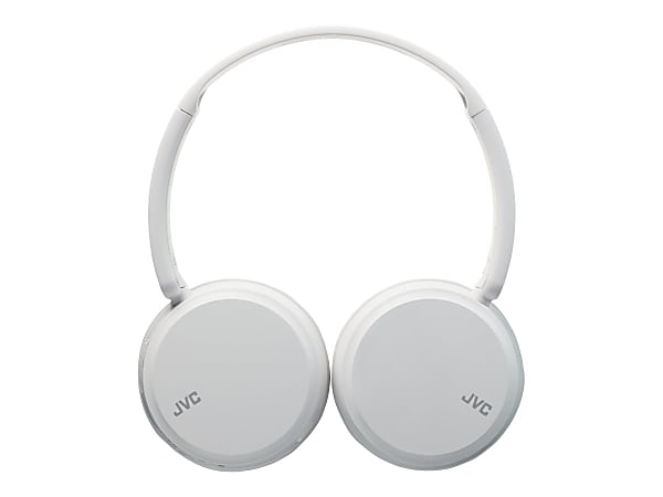JVC HA-S35BT - Headphones with mic - on-ear - Bluetooth - wireless - white