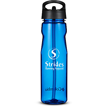 Custom Columbia Tritan Water Bottles With Straws, 25 oz