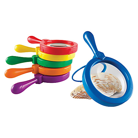 Learning Resources Primary Science Jumbo Magnifiers Set - Magnifying Area 4.50 Learning Resources Primary Science Jumbo Magnifiers Set - Magnifying Area 4.50