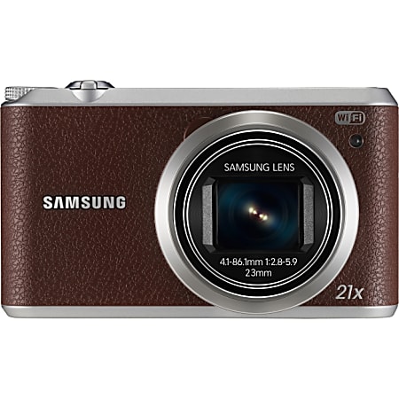 Samsung WB350F 16.3 Megapixel Compact Camera - Brown