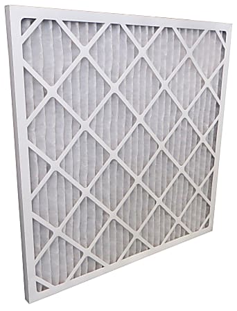 Tri-Dim HVAC Pleated Air Filters With Antimicrobial Protection, Merv 8, 24" x 24" x 1", Case Of 12