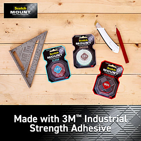 Scotch Mount Extreme Double Sided Mounting Tape 1 In X 60 In 254