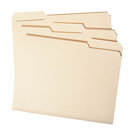 Office Depot Brand File Folders 13 Cut Letter Size Manila