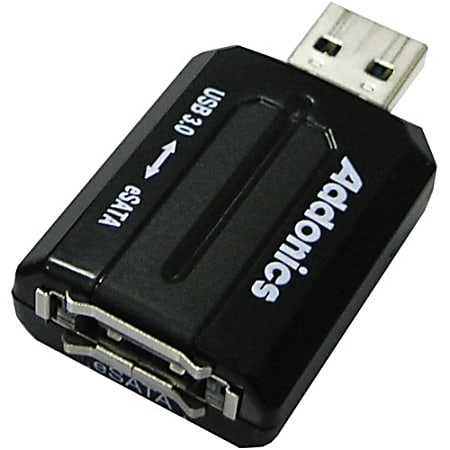 Addonics ADU3ESAM X Mini U3 to eSATA Adapter 4K Sector - Office Depot