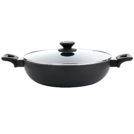 Oster 3.5 Quart Aluminum Saute Pan with Lid