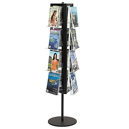 Safco® In-View 12-Pocket Rotary Literature Display