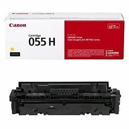 Canon 055H Yellow High Yield Toner Cartridge 3017C001