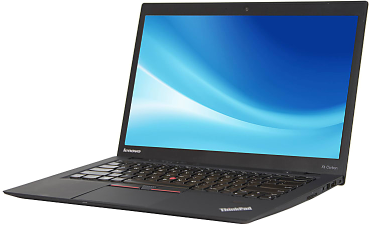 Lenovo® ThinkPad® X1 Carbon Refurbished Laptop, 14" Screen, Intel® Core™ i5, 8GB Memory, 240GB Solid State Drive, Windows® 10, OD5-1618