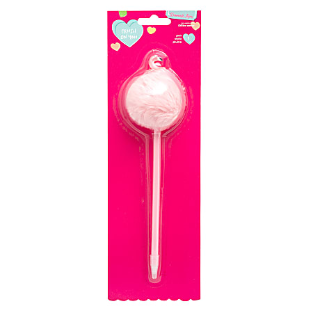 American Crafts Damask Love Valentine's Day Flamingo Pen, Pink
