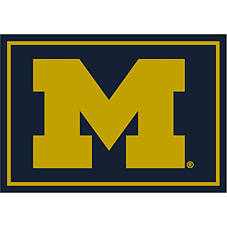 Imperial NCAA Spirit Rug, 4' x 6', University Of Michigan