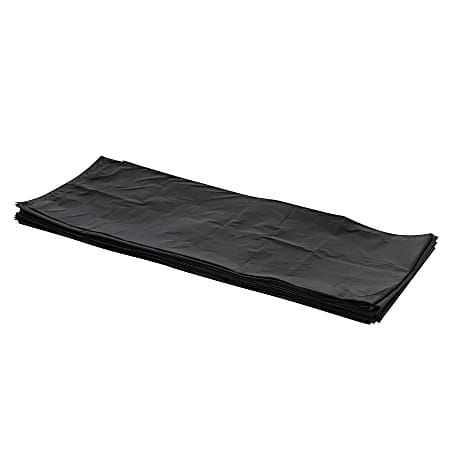 Heritage Bag X-Liner Heavyweight Can Liners, 38" x 58", 1.2 Mil, Black, Pack Of 100 Liners
