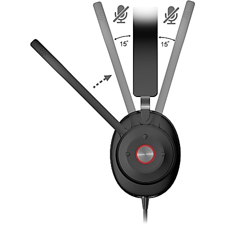 Cyber Acoustics Essential USB Computer Headset Stereo USB Type A Wired 20 Hz 20 kHz Over the head Binaural Ear cup 7 ft Cable
