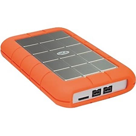 LaCie Rugged Triple 1TB External Hard Drive, STEU1000400
