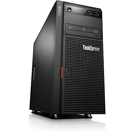 Lenovo ThinkServer TS440 70AQ000YUX 5U Tower Server - 1 x Intel Xeon E3-1245 v3 Quad-core (4 Core) 3.40 GHz - 4 GB Installed DDR3 SDRAM - Serial ATA/600, 6Gb/s SAS Controller - 0, 1, 10 RAID Levels - 450 W