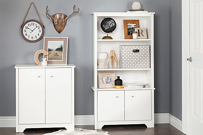 South shore vito small on sale 2 door storage cabinet