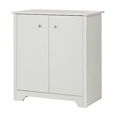 Vito Small 2 Door Storage Cabinet Pure White - South Shore