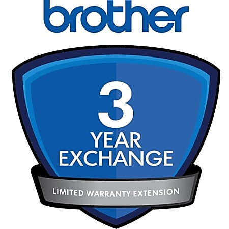 Brother Express Exchange Limited Warranty Extension, Extended Service Agreement, Replacement For Printers & Multifunction Machines, 3Yr, E1393EPSP