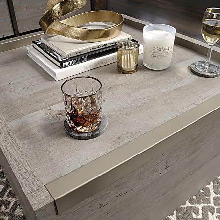 Sauder Manhattan Gate Square Coffee Table 16 H x 31 W x 31 D