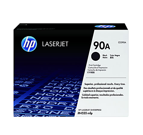 HP 90A Black Toner Cartridge, CE390A