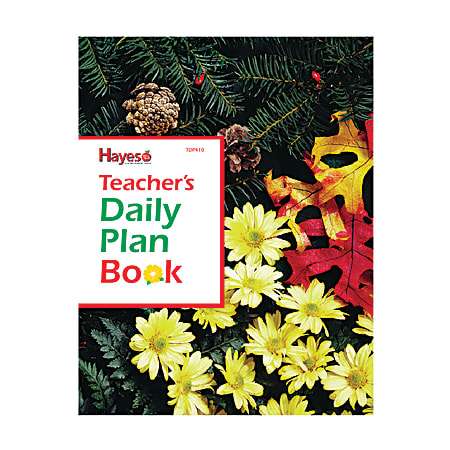 Hayes Teacher's 40-Week Daily Plan Books, Pack Of 3