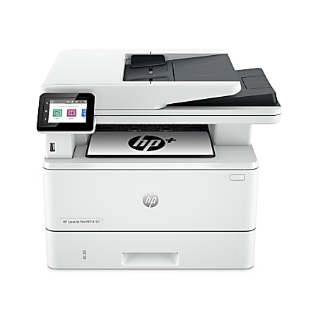 HP LaserJet Pro MFP 4101fdwe Wireless Laser All-In-One Monochrome Printer with HP+ Smart Office Features and Fax (2Z619E)