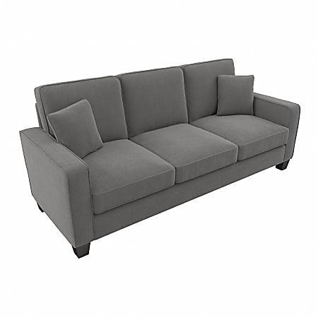 Bush® Furniture Stockton 85&quot;W Sofa, French Gray Herringbone,