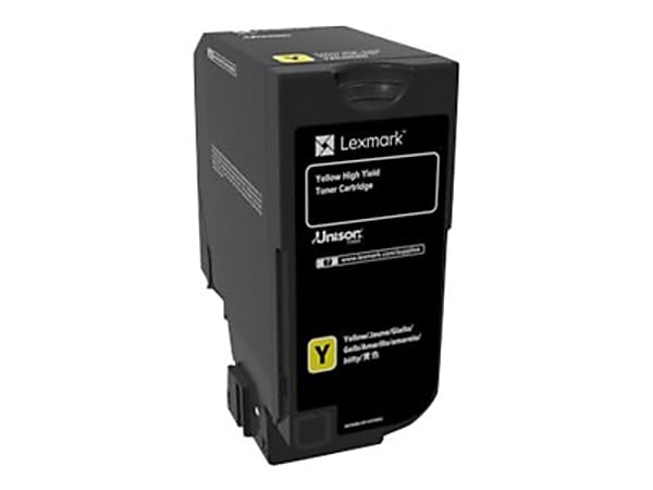 Lexmark - High Yield - yellow - original - toner cartridge LCCP - for Lexmark CS725de, CS725dte
