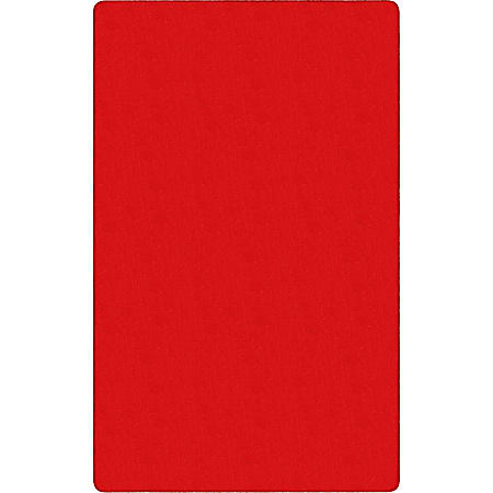 Flagship Carpets Americolors Rug, Rectangle, 4' x 6', Rowdy Red