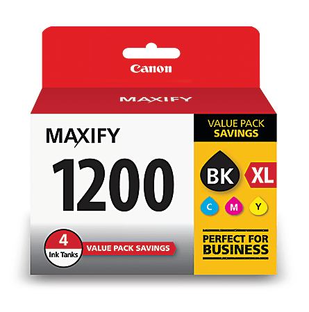 Canon PGI-1200 Extra High-Yield Black/Yellow/Cyan/Magenta Ink