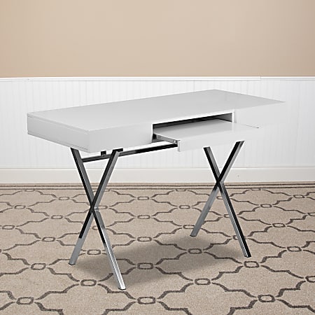 Flash Furniture 45"W Computer Desk, White