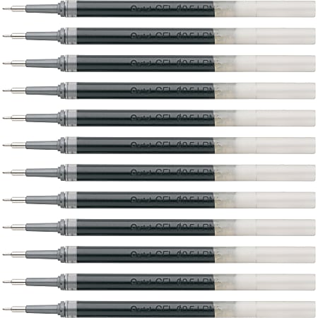 EnerGel Liquid Gel Pen Refill - 0.50 mm, Fine Point - Black Ink - Smudge Proof, Smear Proof, Quick-drying Ink, Glob-free, Smooth Writing - 12 / Box EnerGel Liquid Gel Pen Refill - 0.50 mm, Fine Point - Black Ink - Smudge Proof, Smear Proof, Quick-drying Ink, Glob-free, Smooth Writing - 12 / Box
