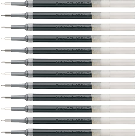 Pentel EnerGel 0.7mm Liquid Gel Pen Refill, Black Ink - 12 / Box