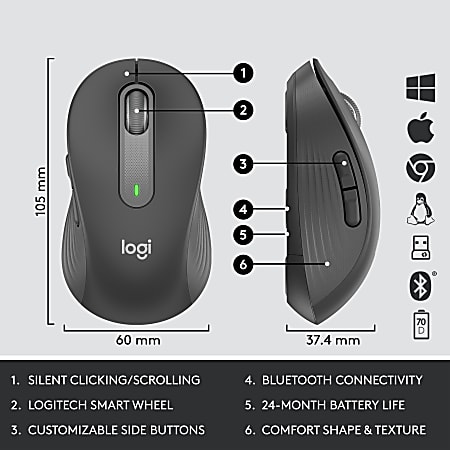 Logitech Signature MK650 Combo For Business Wireless Mouse and