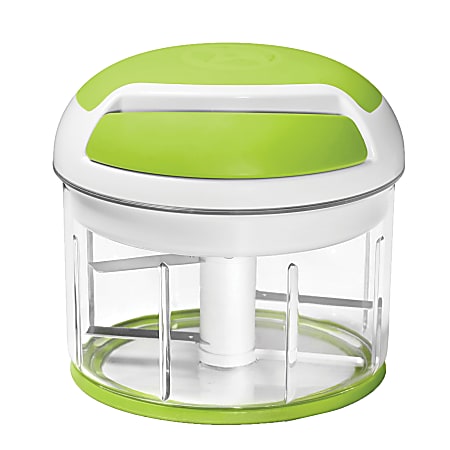 Starfrit® 092969-002-0000 3-Blade Manual Pull Chopper, Green/White