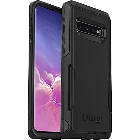 OtterBox Commuter Series for Galaxy S10 - For Samsung Smartphone - Black - Drop Resistant, Bump Resistant, Impact Absorbing, Dust Resistant, Lint Resistant, Dirt Resistant