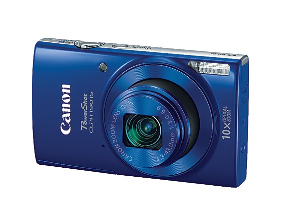 Canon PowerShot ELPH 190 IS 20 Megapixel Digital Camera Blue