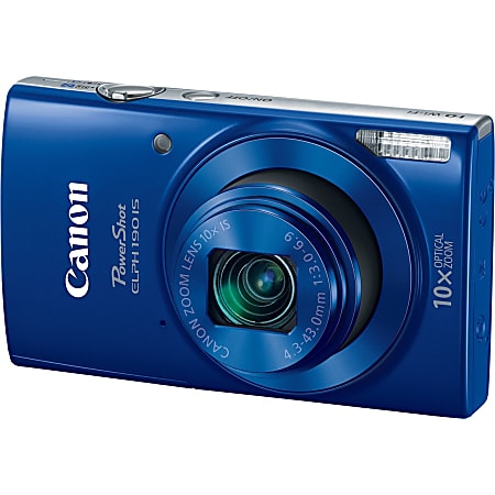 日本初の IS 190 ELPH PowerShot Canon 20 Blue Camera Digital Megapixel レンズ(単焦点)