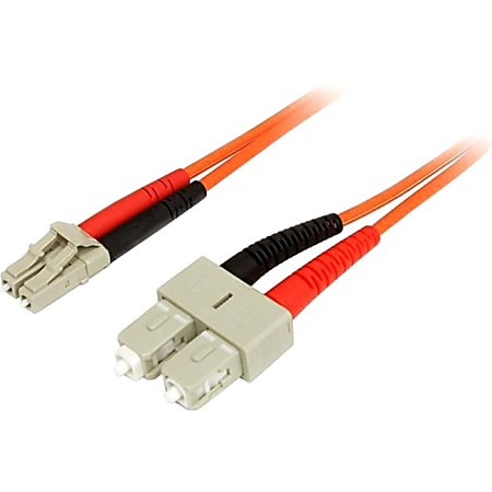 StarTech.com Fiber Optic Cable, 15', Black