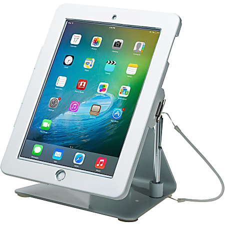 CTA Digital Desk Mount for iPad, iPad Air, iPad Pro - White - 9.7" Screen Support