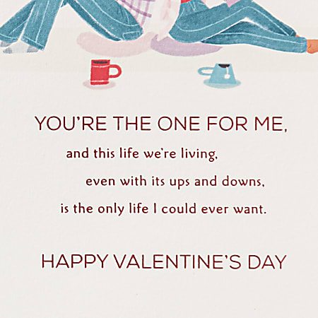 Hallmark Valentines Day Card for Wife How Happy You Make Me - Office Depot