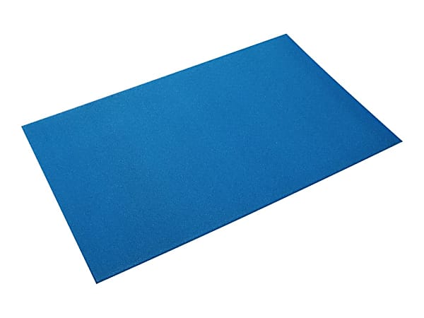 Crown Comfort-King 440 Dry Area - Floor mat for assembly station, care facility, cashier station, hospital, pharmacies, workstation - rectangular - 24.02 in x 35.98 in - pebble - blue
