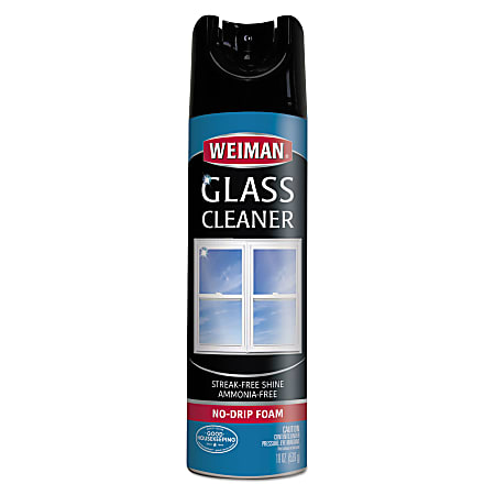 WEIMAN® Foaming Glass Cleaner, 19 oz Aerosol Spray