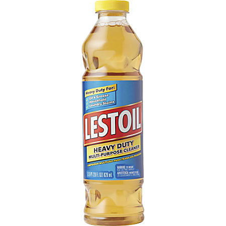 Lestoil Heavy Duty Multi-Purpose Cleaner - Liquid - 28 fl oz (0.9 quart) - Pine Scent - 1 Each - Yellow