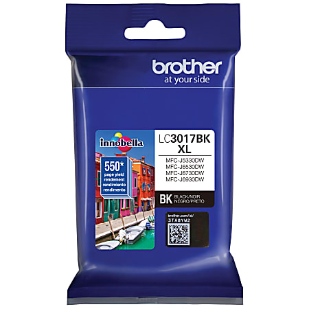 Brother® LC3017I Black High-Yield Ink Cartridge, LC3017BK